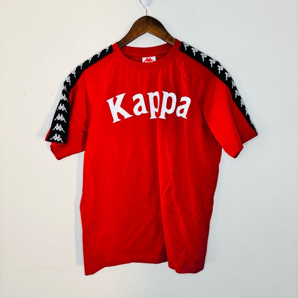Kappa Red Men's T-Shirt - Picture 2 of 7